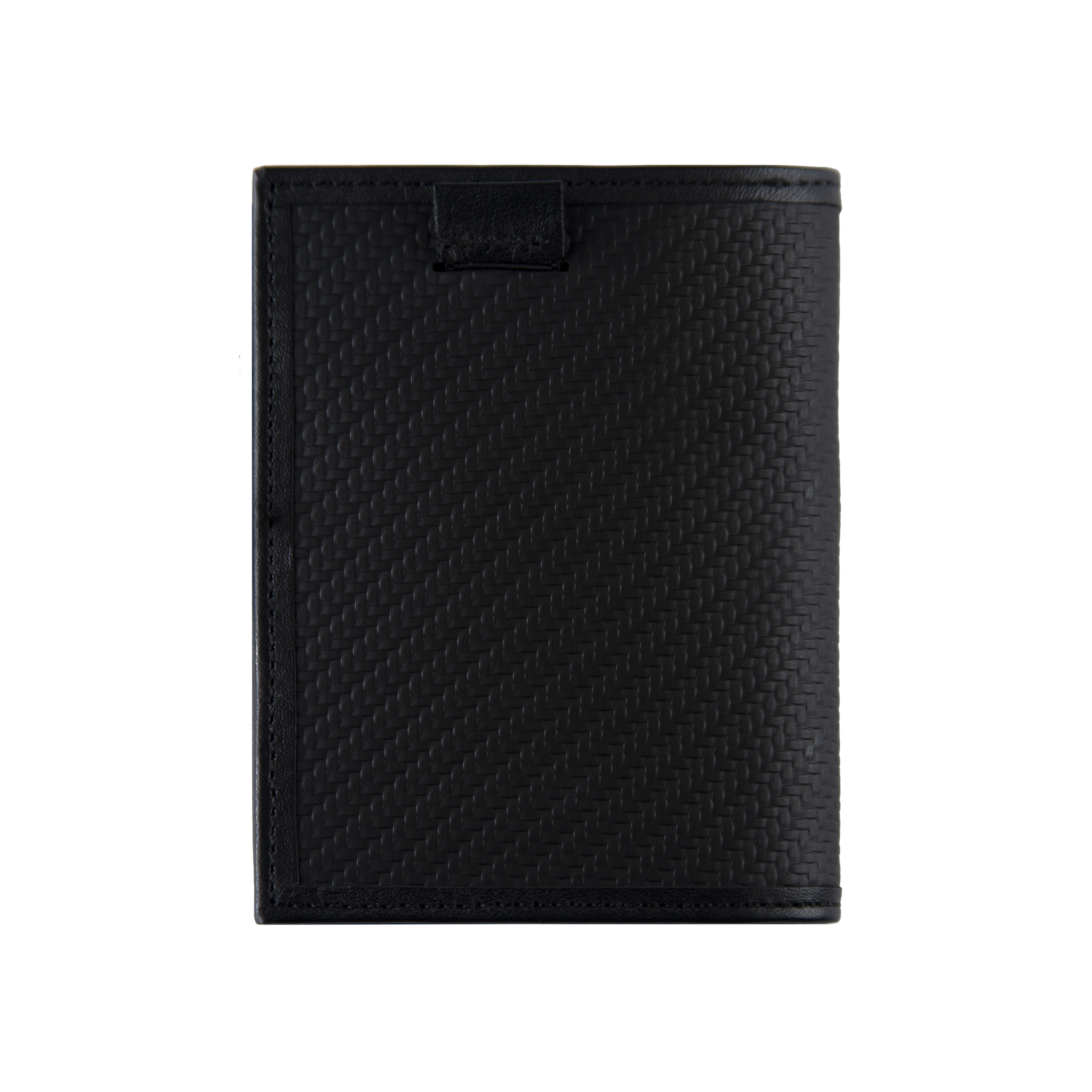 Billetera Compact con Clip (Carbono-Negra-Roja) — Con Grabado de Iniciales