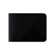 Billetera Tradicional de Cuero (Carbono-Negra) — Con Grabado de Iniciales