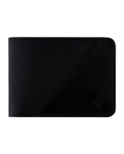 Billetera Tradicional de Cuero (Carbono-Negra)  Con Grabado de Iniciales