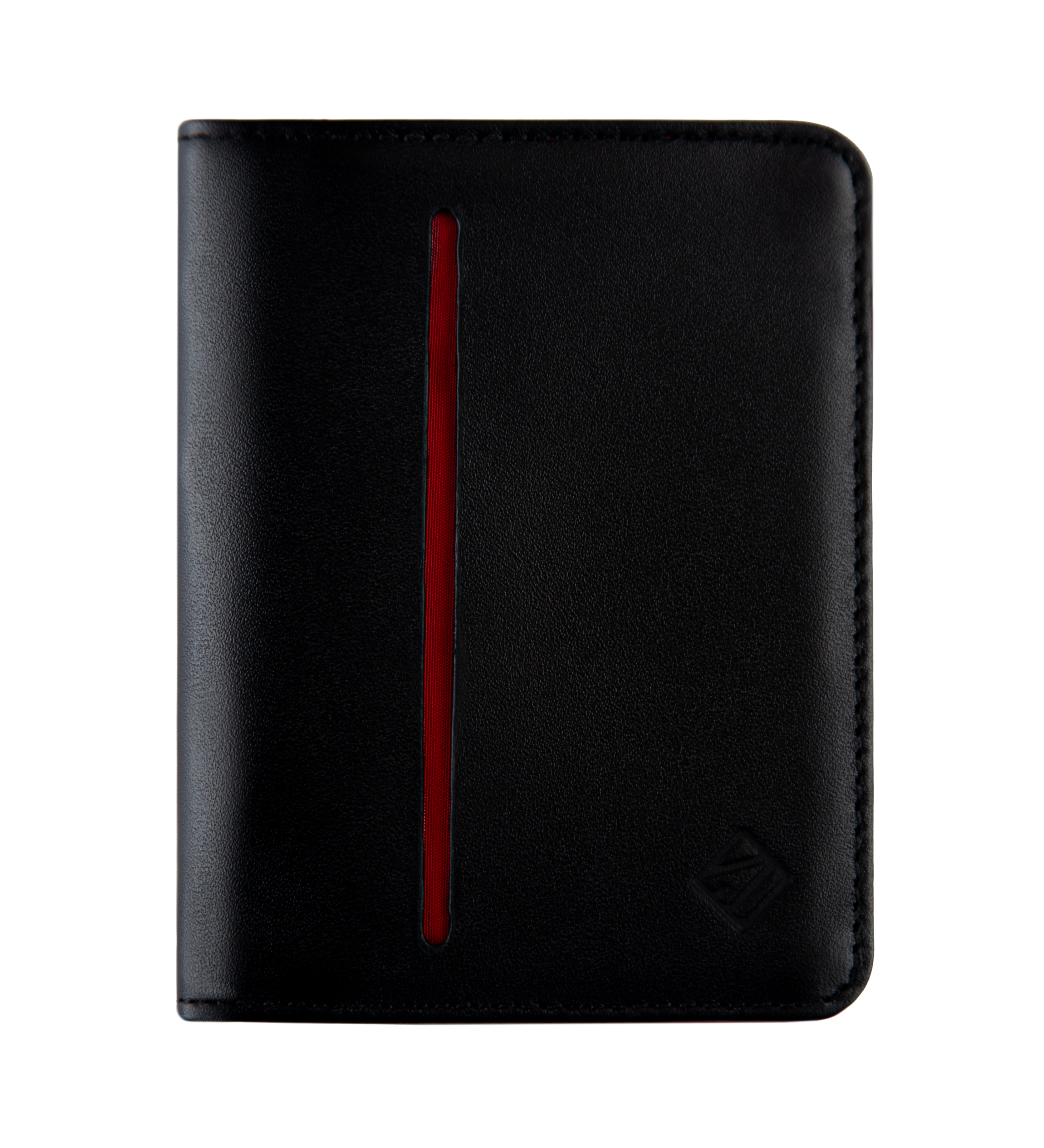 Billetera Compact con Clip (Negra-Roja)  Con Grabado de Iniciales