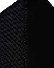 Billetera Tradicional de Cuero (Carbono-Negra)  Con Grabado de Iniciales