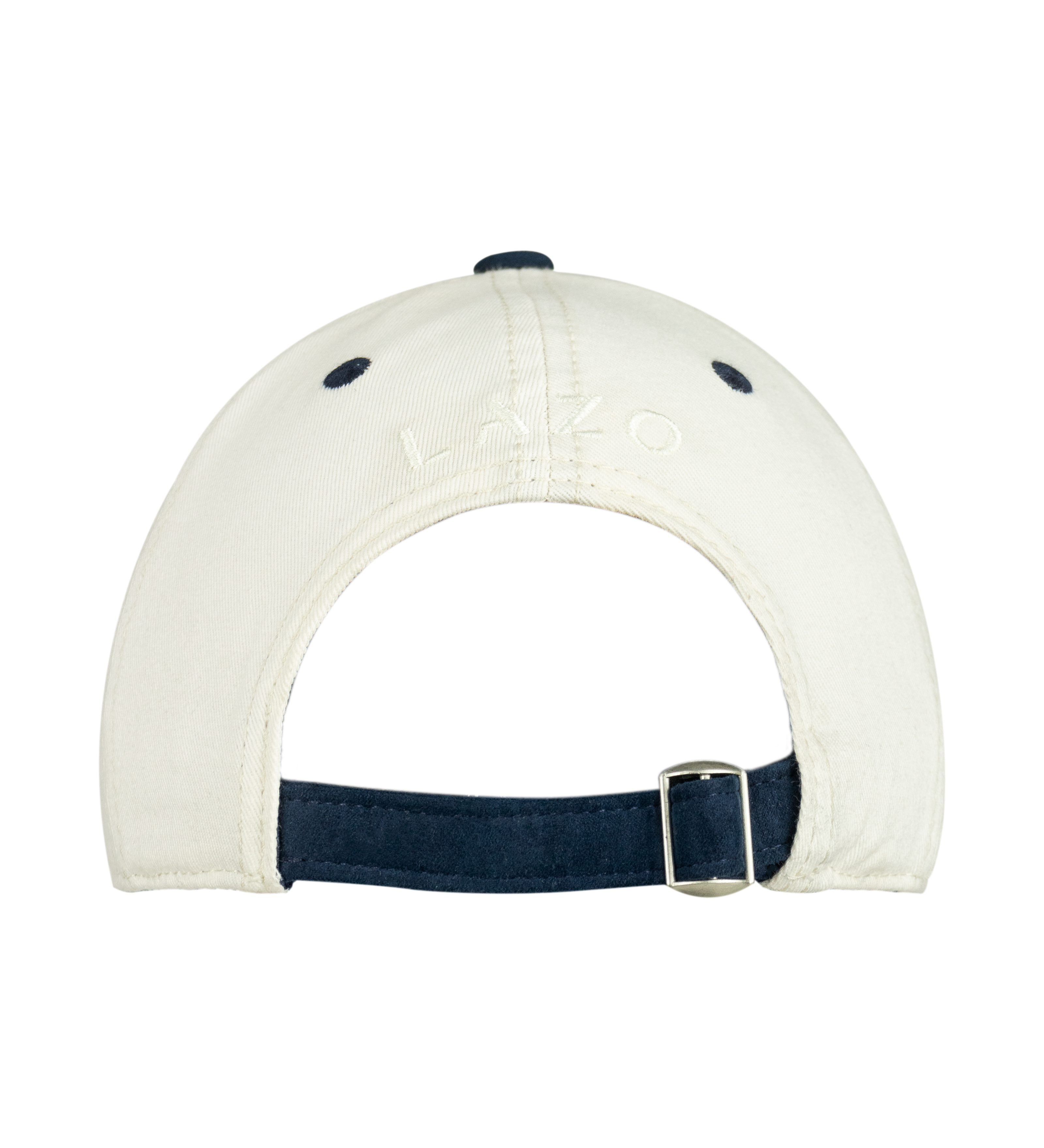Gorra blanca y azul 