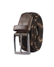 Cinturon trenzado para hombre cafe para hombre ideal para regalo, la oficina o un dia casual