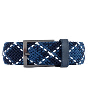 Cinturon trenzado para hombre azul para hombre ideal para regalo, la oficina o un dia casual