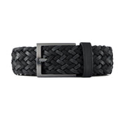 CINTURÓN LEATHER FUSION  Negro
