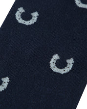 Medias azules con herradura Lazo para hombre