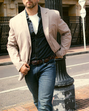 Cinturon trenzado para hombre color cafe rojo y blanco, ideal para dar regalo, ir a la oficina o una salida casual 