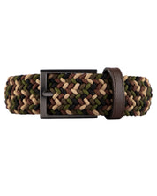 Cinturon trenzado camuflado para hombre ideal para regalo, la oficina o un dia casual