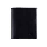 Billetera Compact Cuero (Negra-Roja) — Con Grabado de Iniciales
