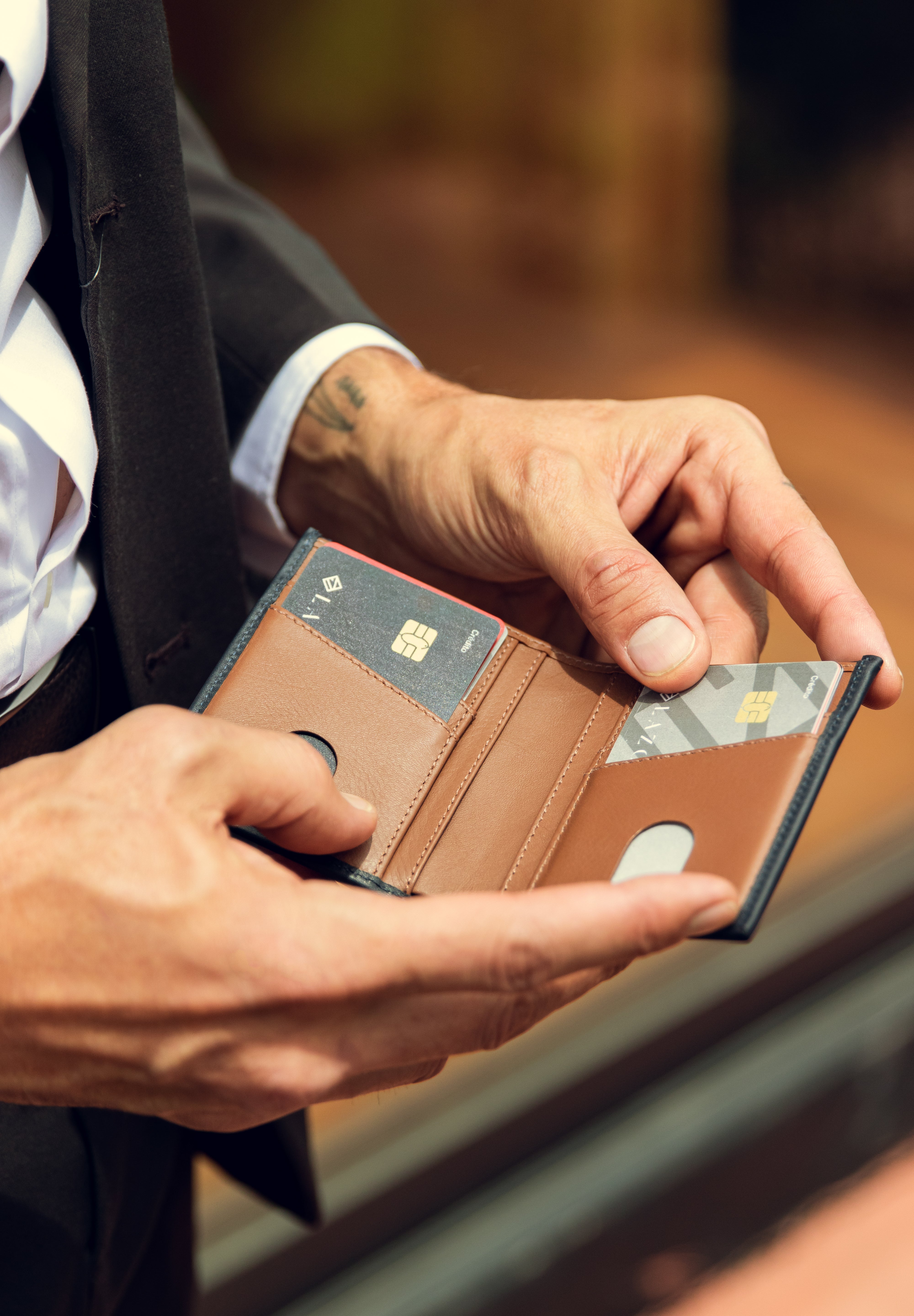 BILLETERA COMPACT AZUL