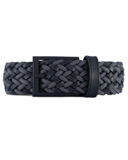 Cinturón leather fusion gris