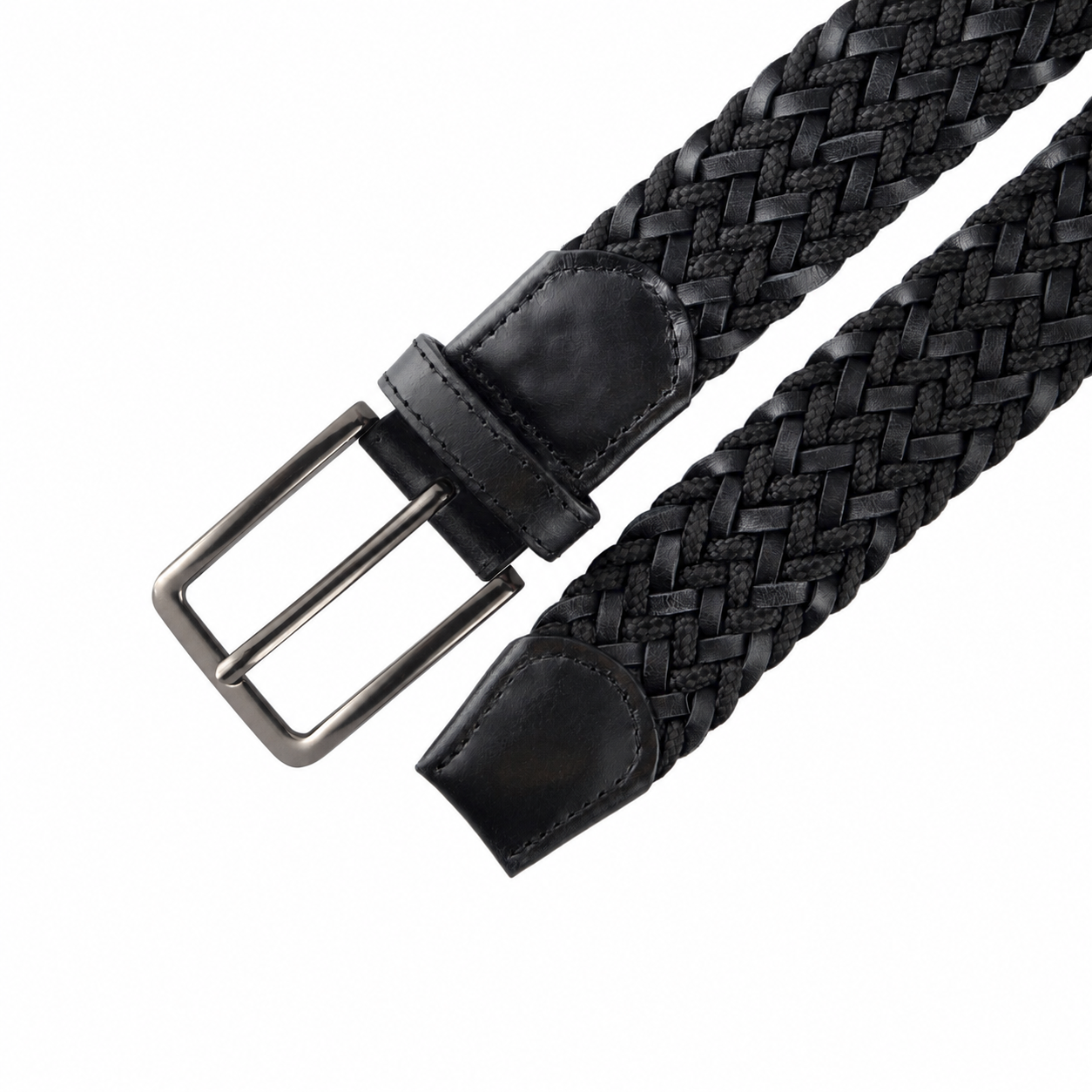 Cinturón leather fusion negro