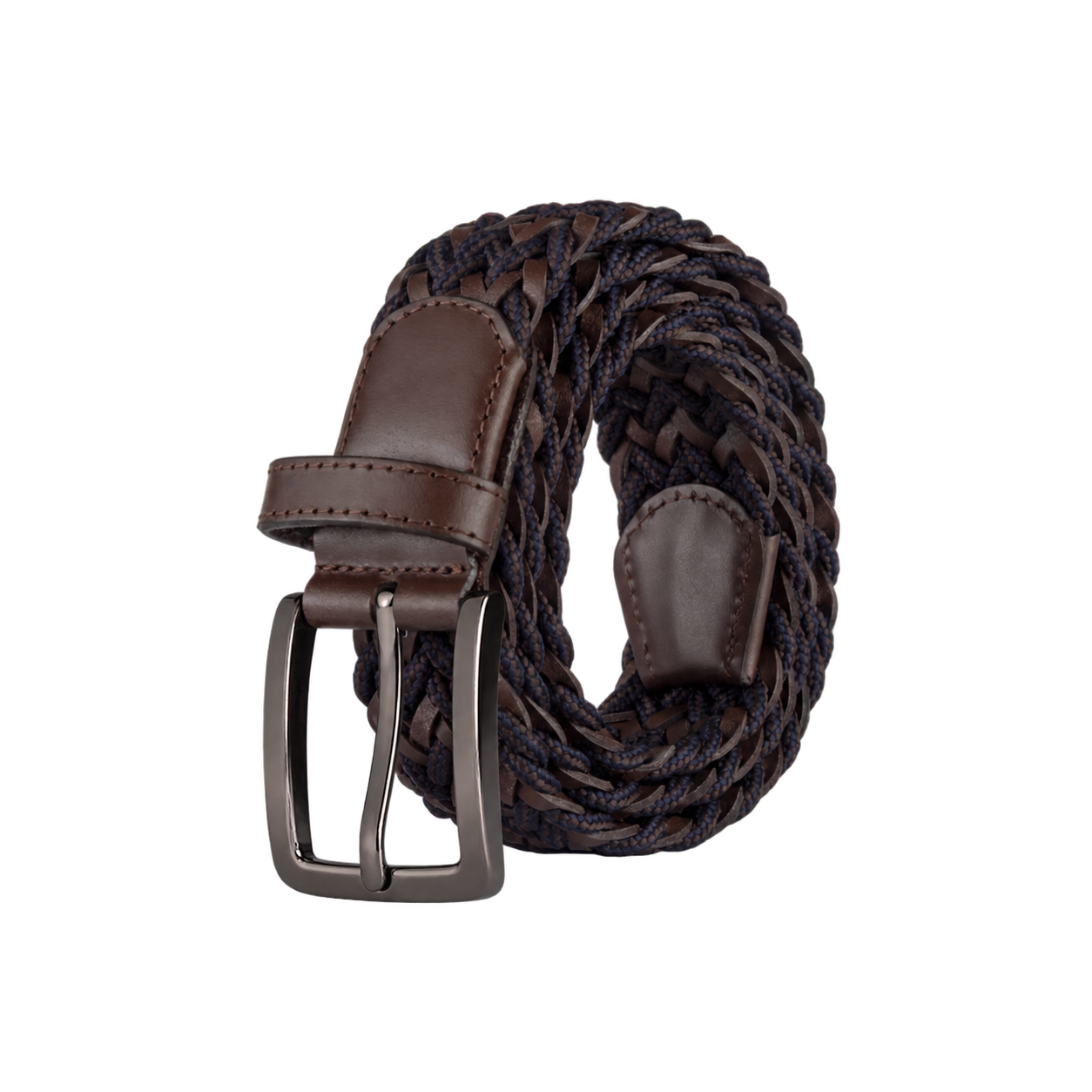 Cinturón leather fusión cafe-negro