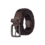 Cinturón leather fusión cafe-negro