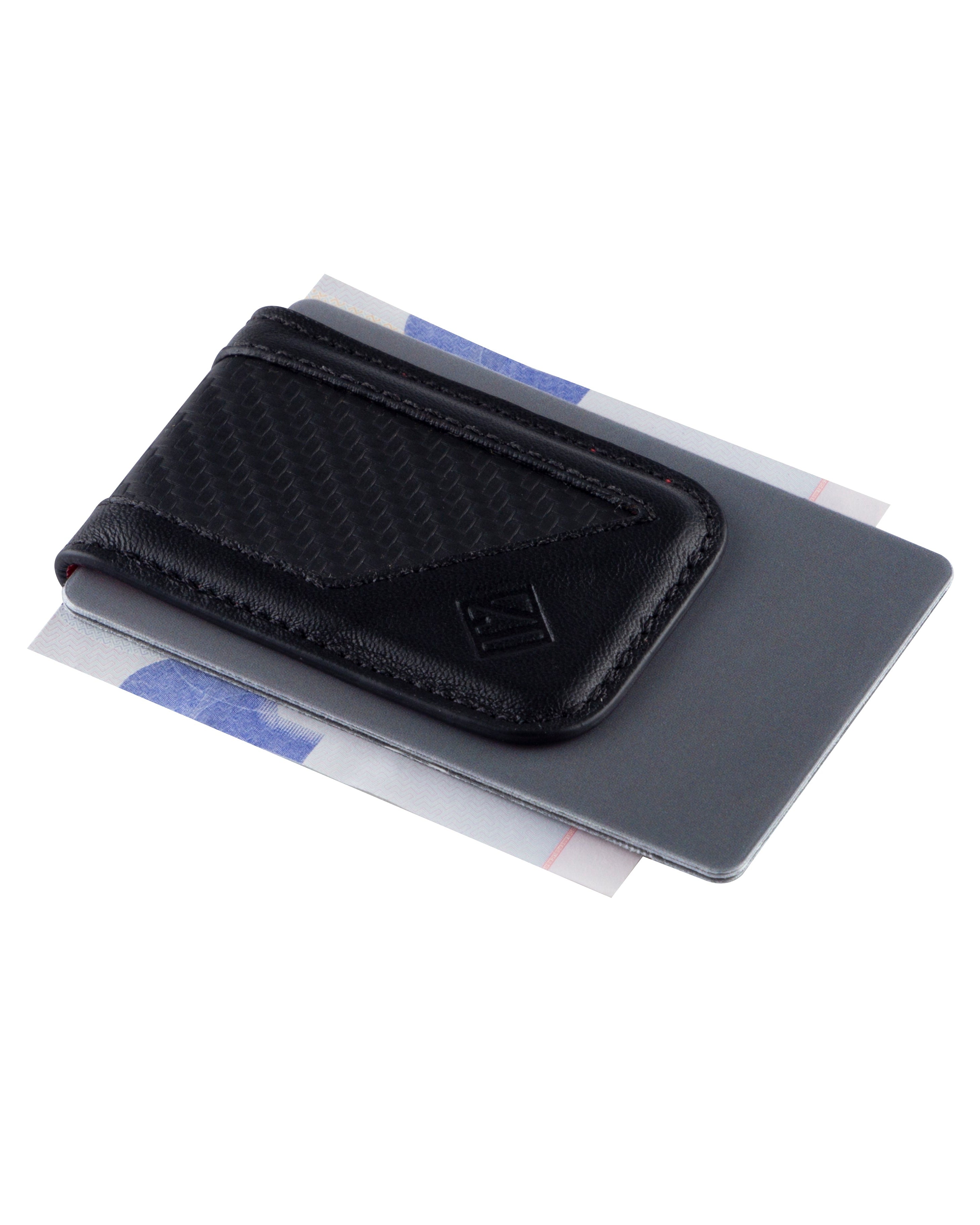 Clip para billetes negro color carbono