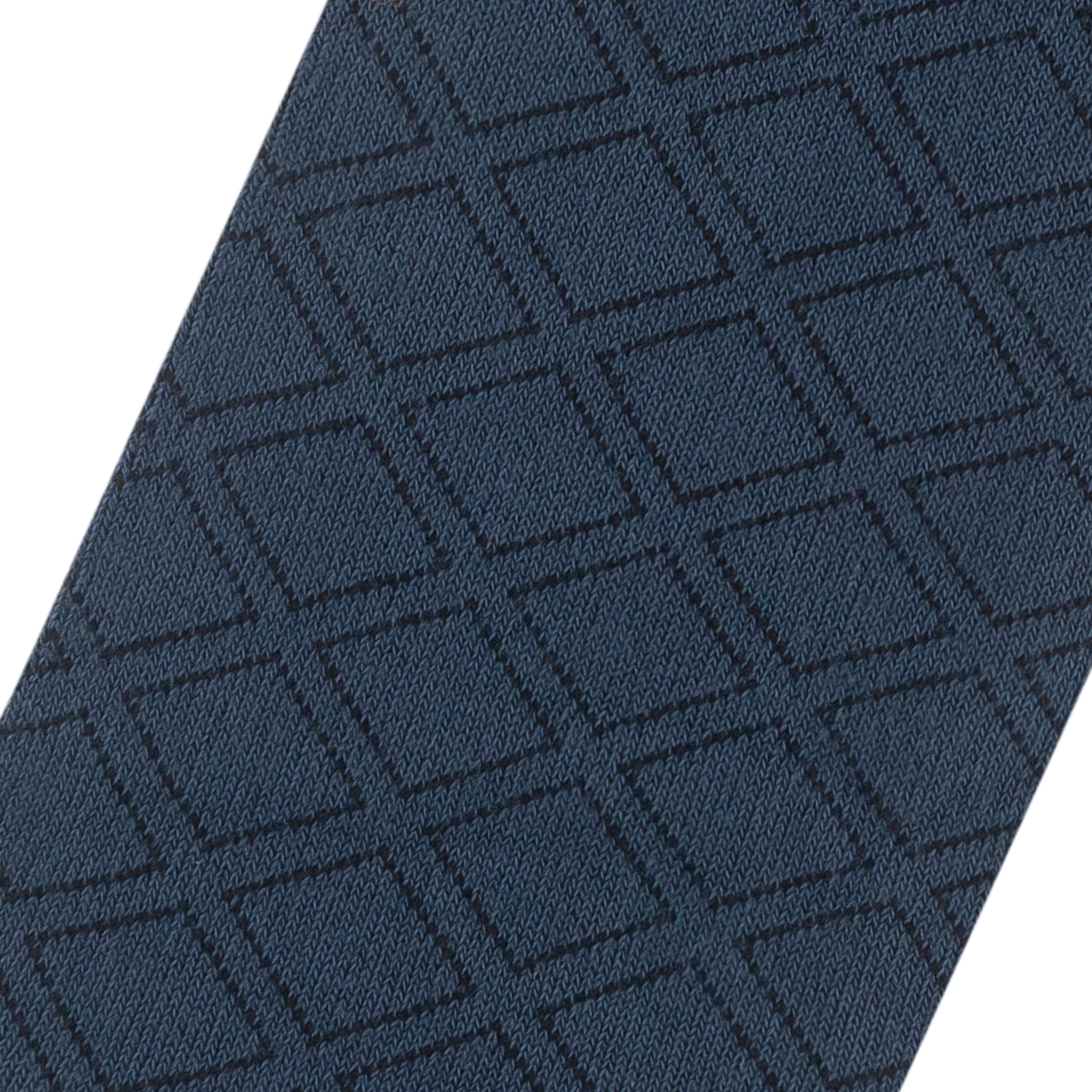 Medias azules rombos