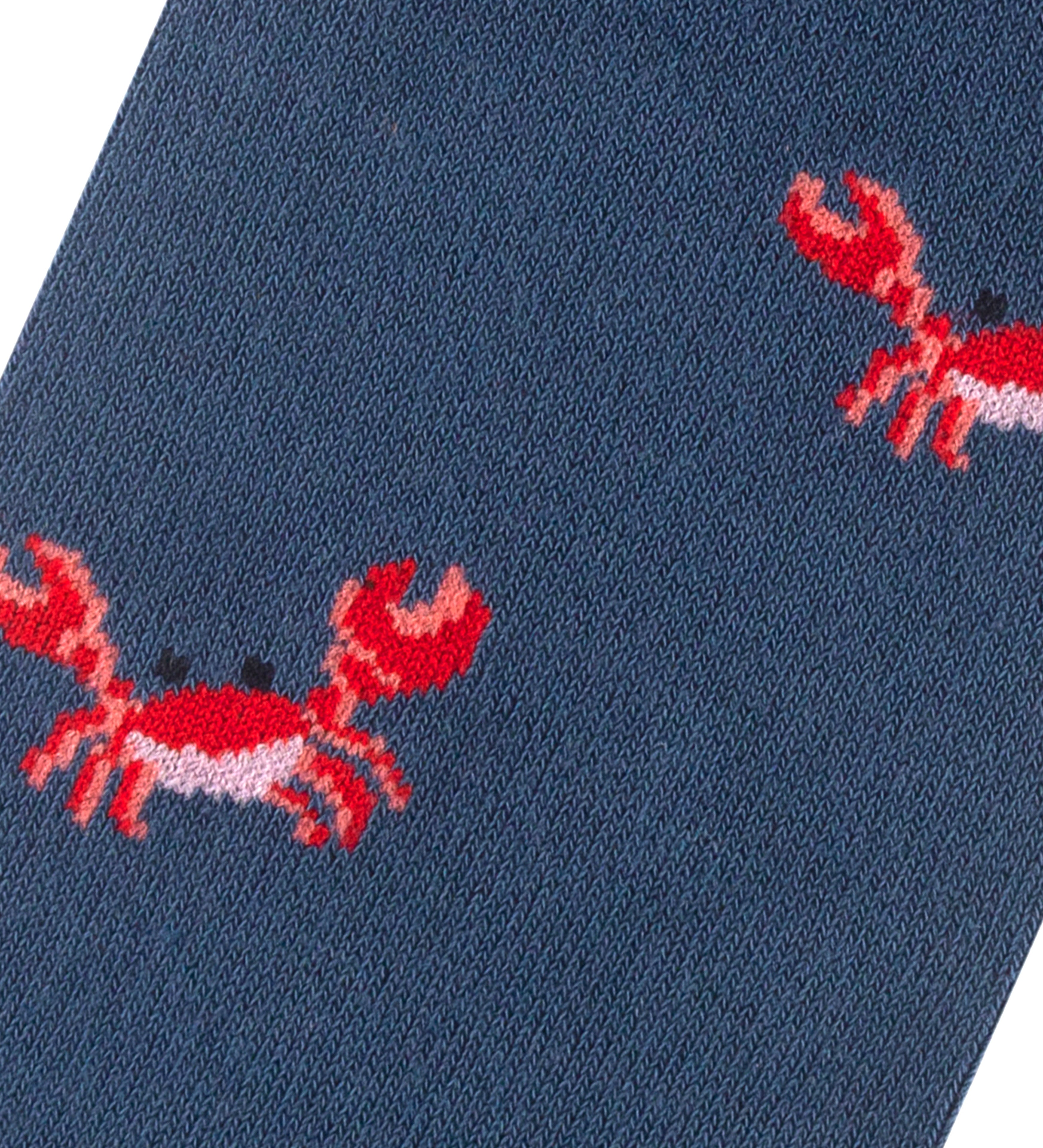 Medias azules con cangrejos para hombre