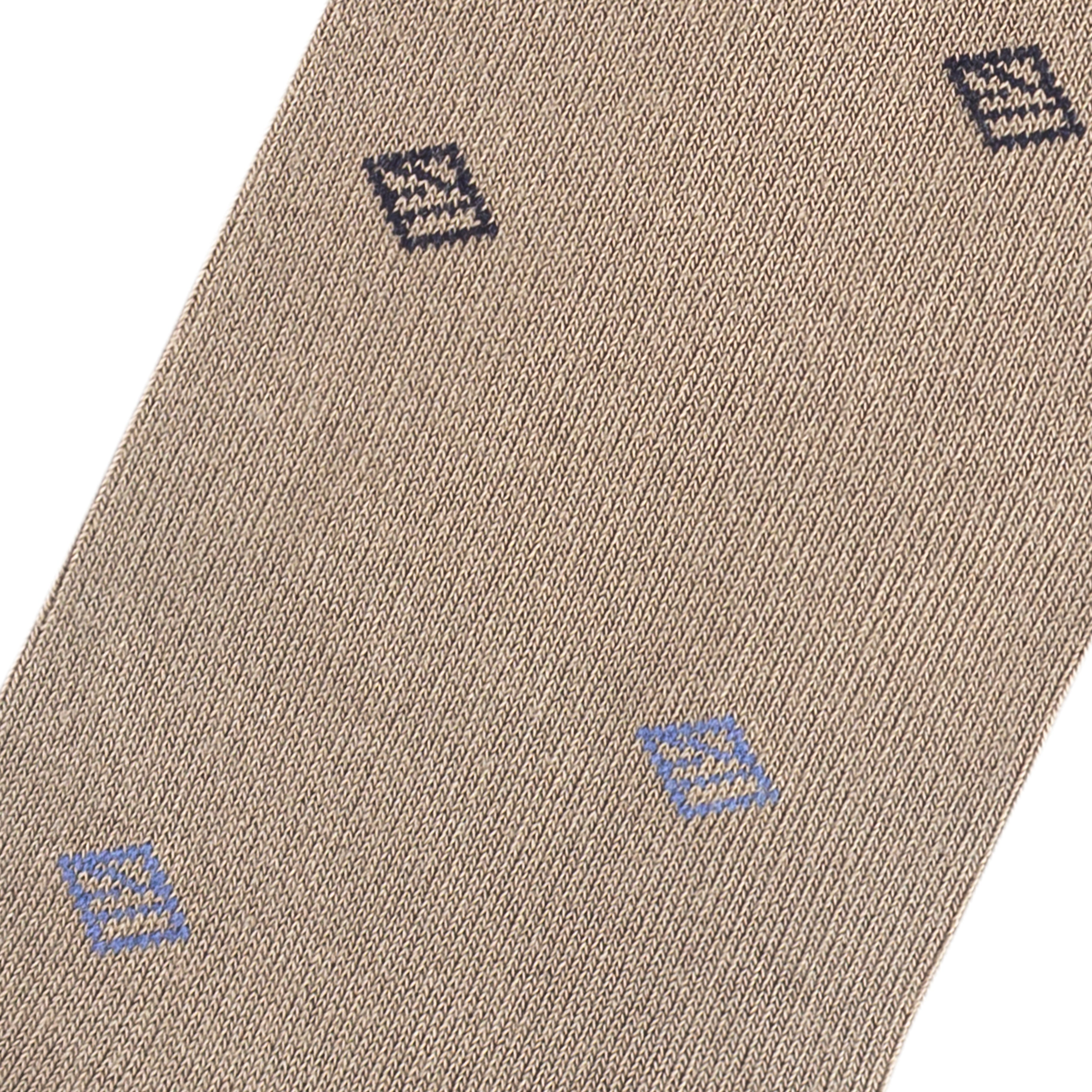 Medias beige rombos
