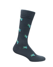 Medias Lazo Grises con Colibríes Verdes