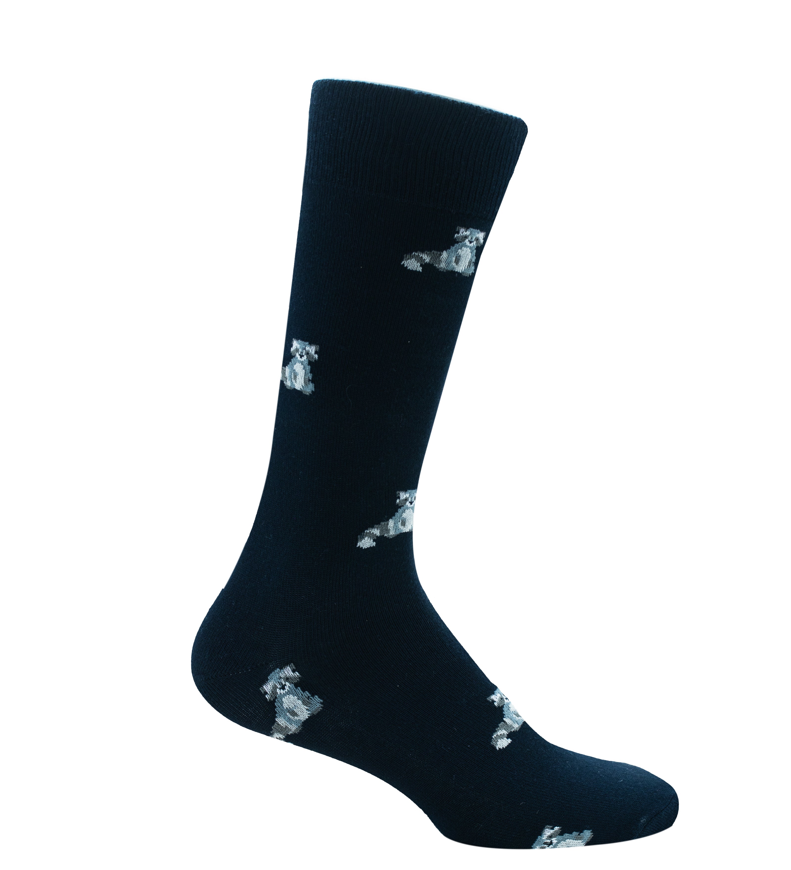 Medias Azul oscuro con mapaches