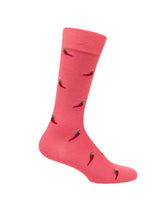 Medias Lazo Rosadas con Chiles