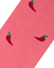 Medias rosadas con chiles