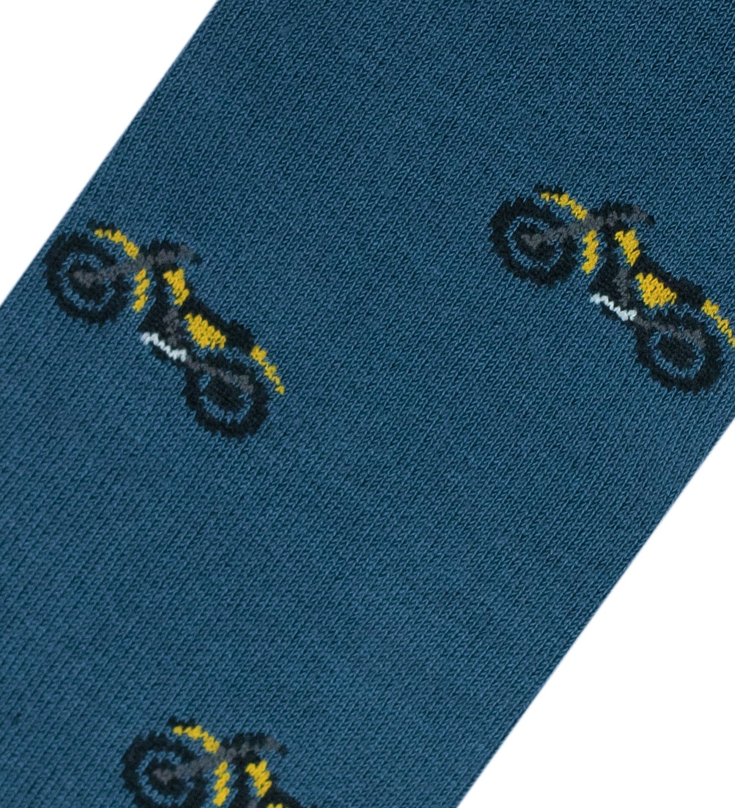 Medias azules con motos