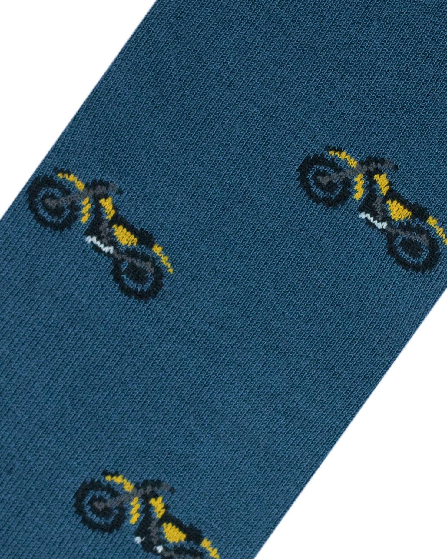 Medias azules con motos
