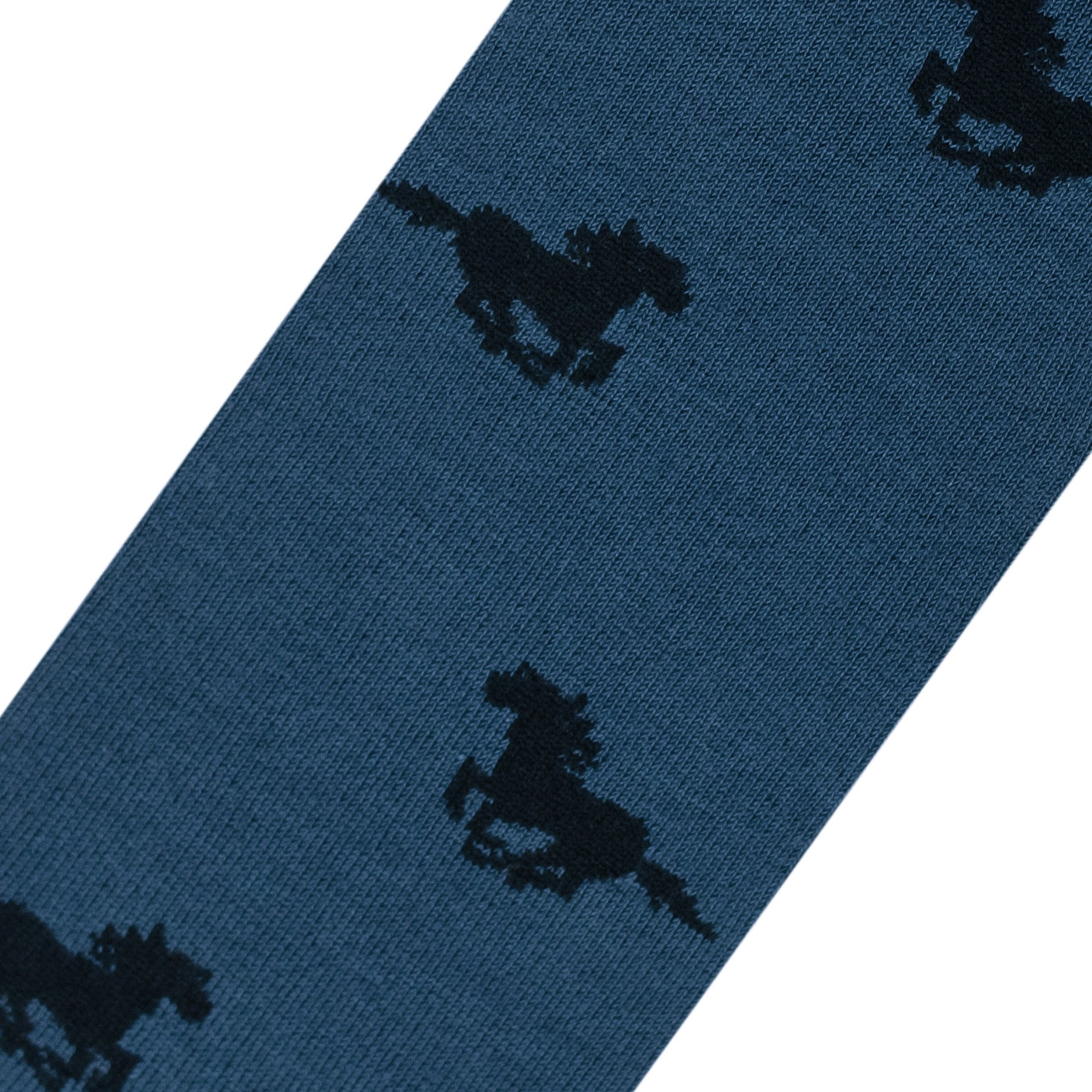 Medias LAZO Azules con Caballos Negros