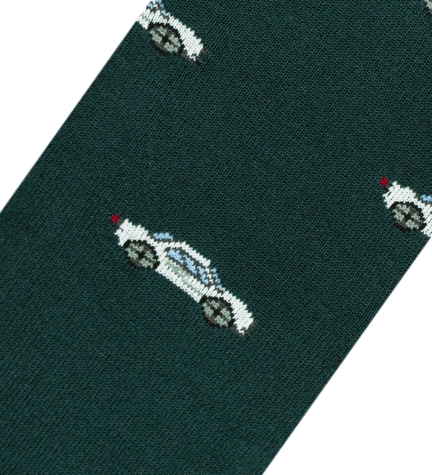 Medias verdes con carros