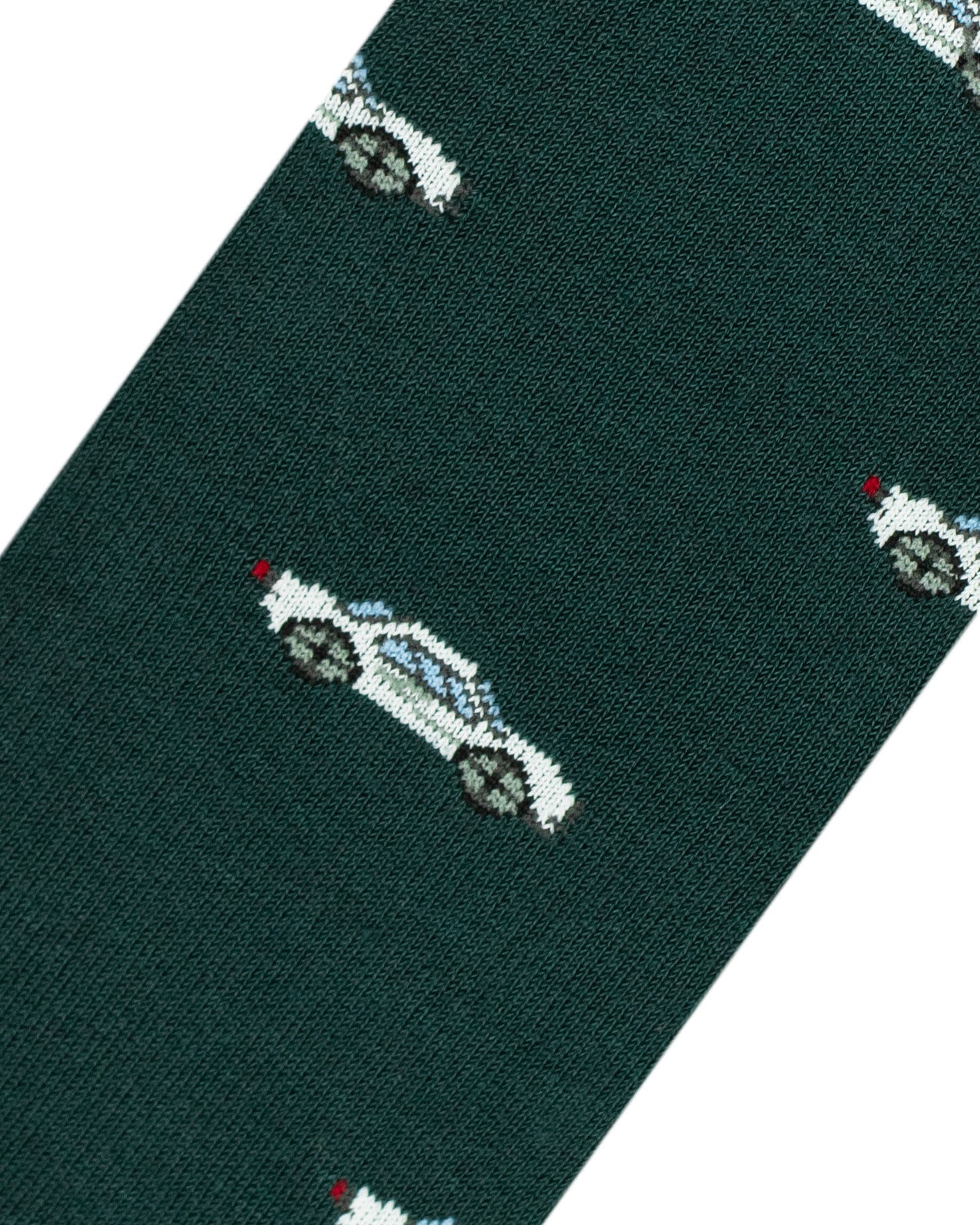Medias verdes con carros