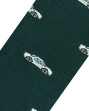 Medias verdes con carros
