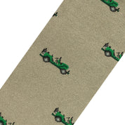 Medias Lazo Beige con Estampado Jeep