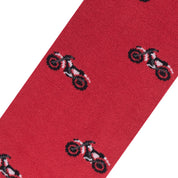 Medias Lazo Rojas con Motos