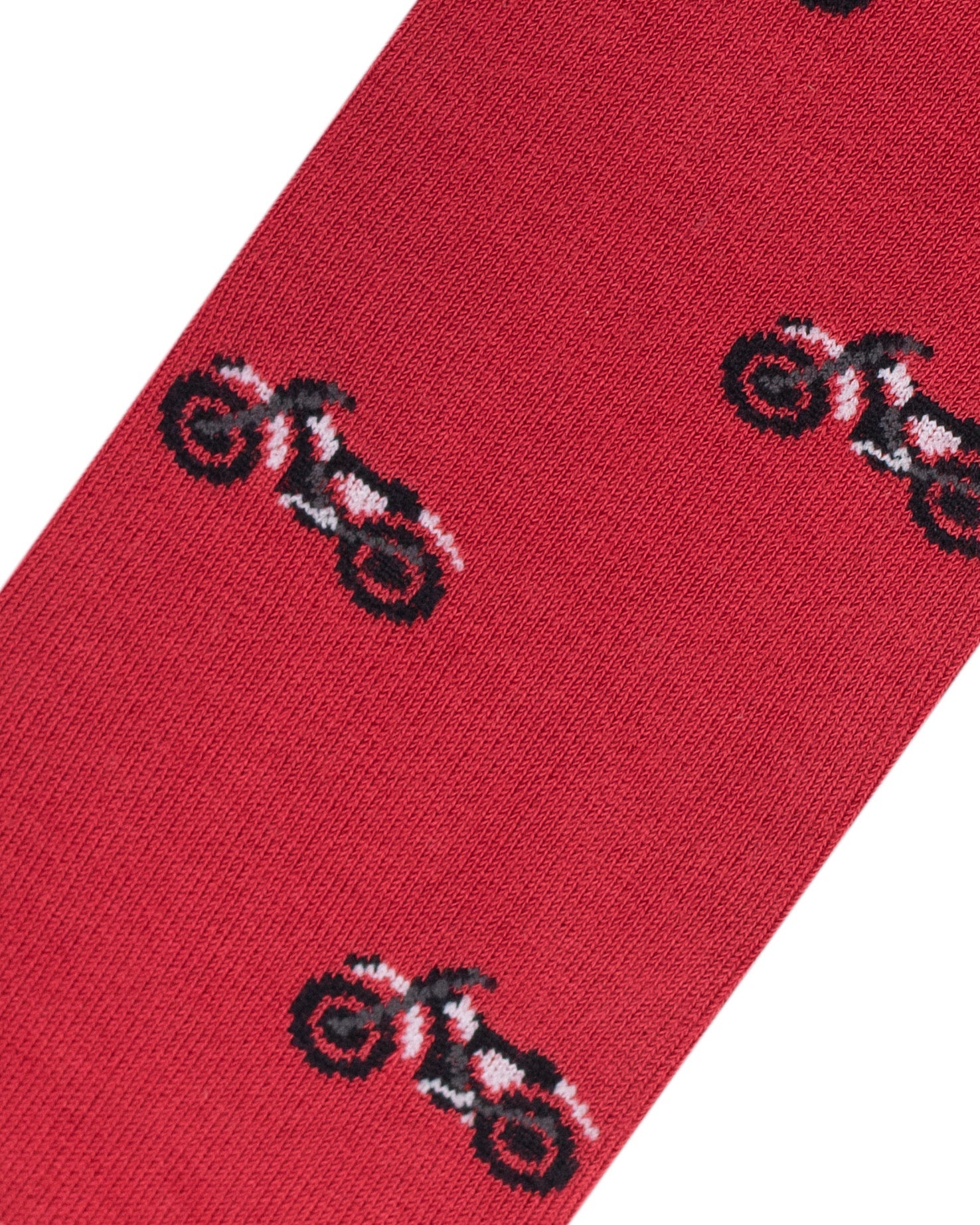 Medias rojas con motos