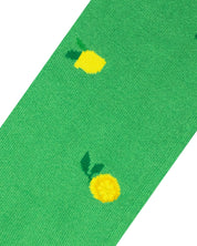 Medias verdes con limones