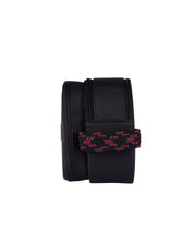 Neceser color carbono con interior rojo para hombre ideal para regalo, viajes o el dia a dia