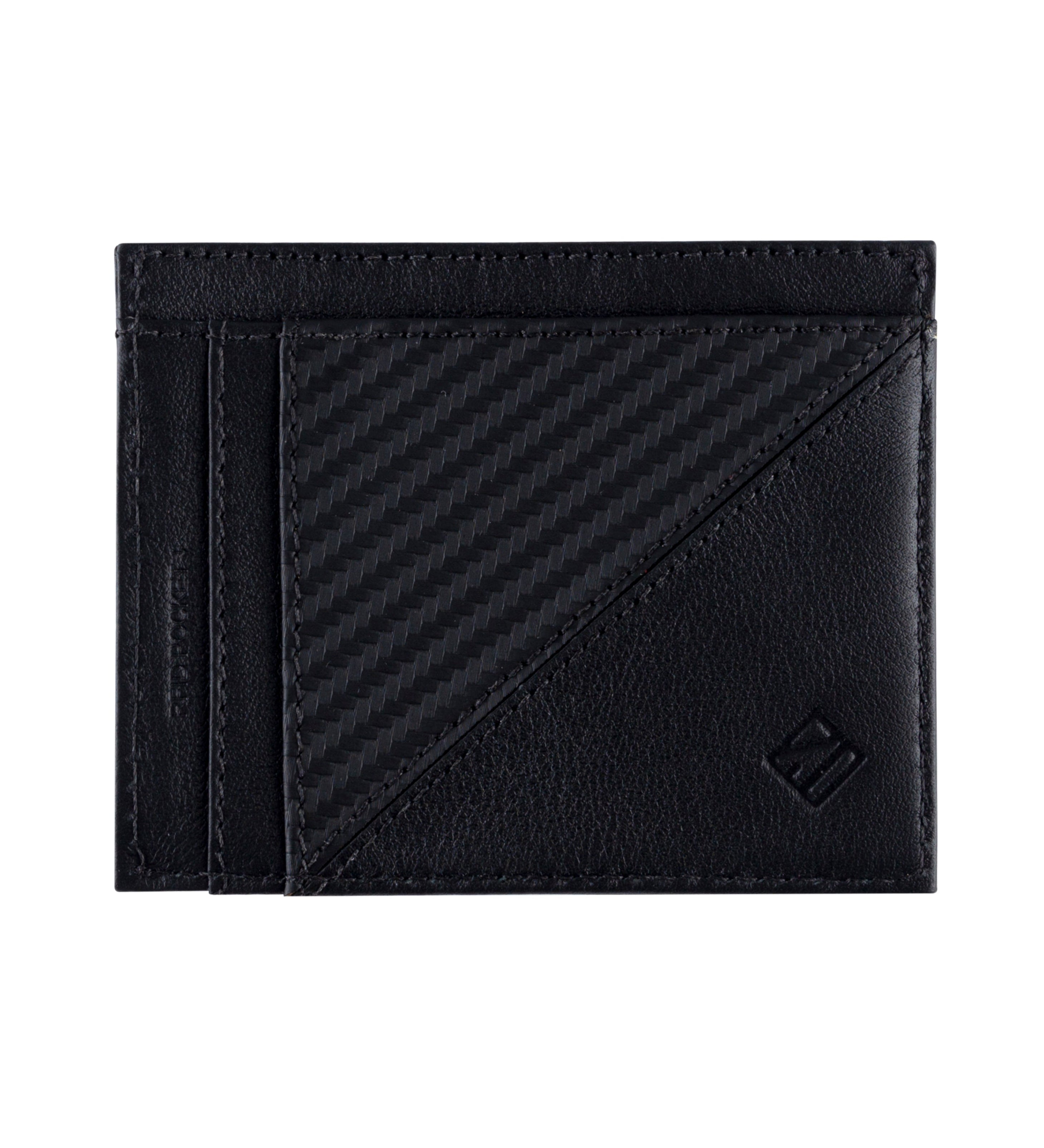 Tarjetero color carbono Lazo para hombre 