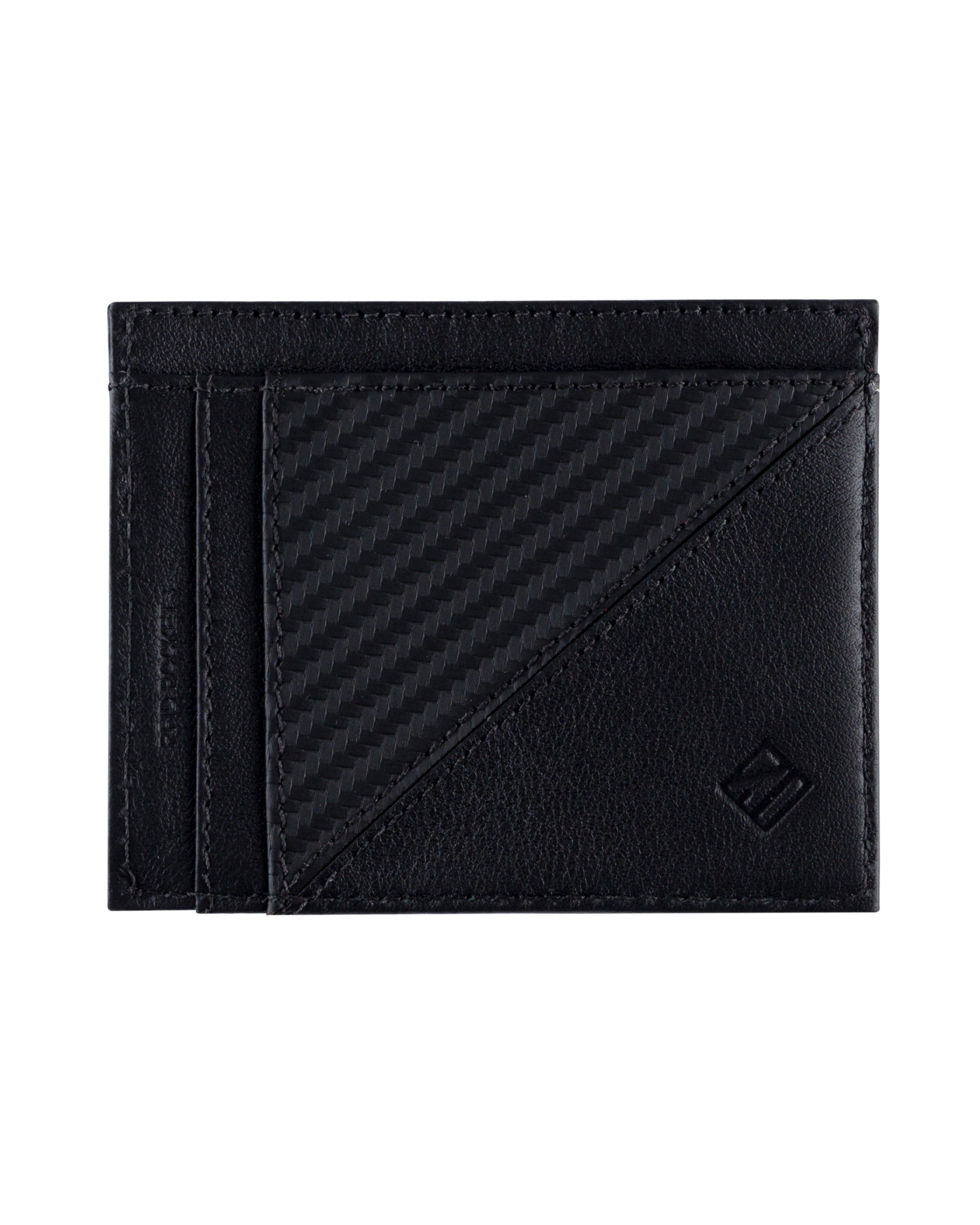 Tarjetero color carbono Lazo para hombre 
