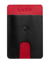 Billetera Stick Wallet (Negro Rojo)