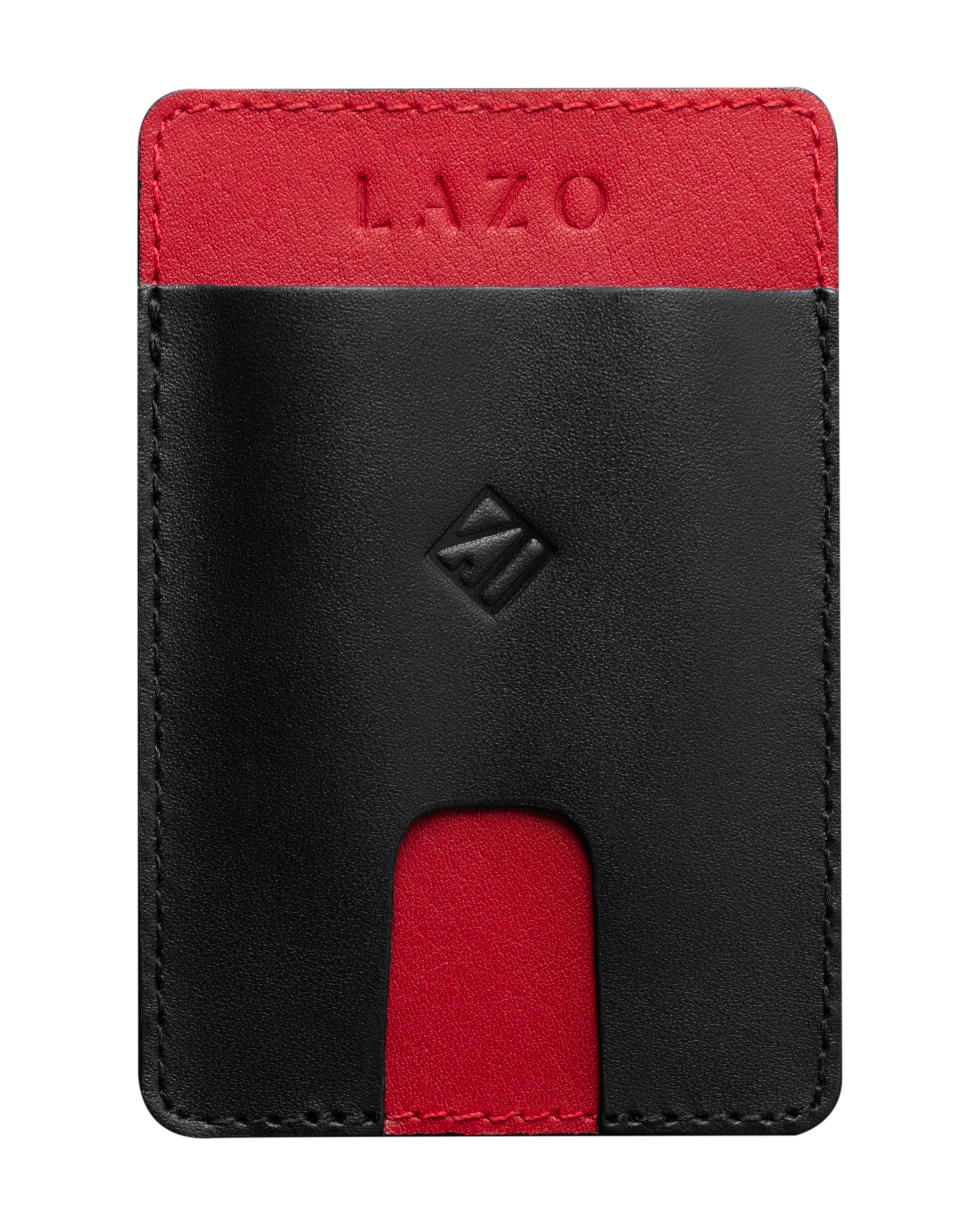Billetera Stick Wallet (Negro Rojo)