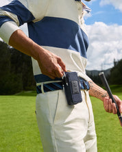 Cinturon trenzado para hombre azul para hombre ideal para regalo, la oficina o un dia casual