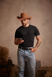 2-PACK Camisetas (Azul-Negra)