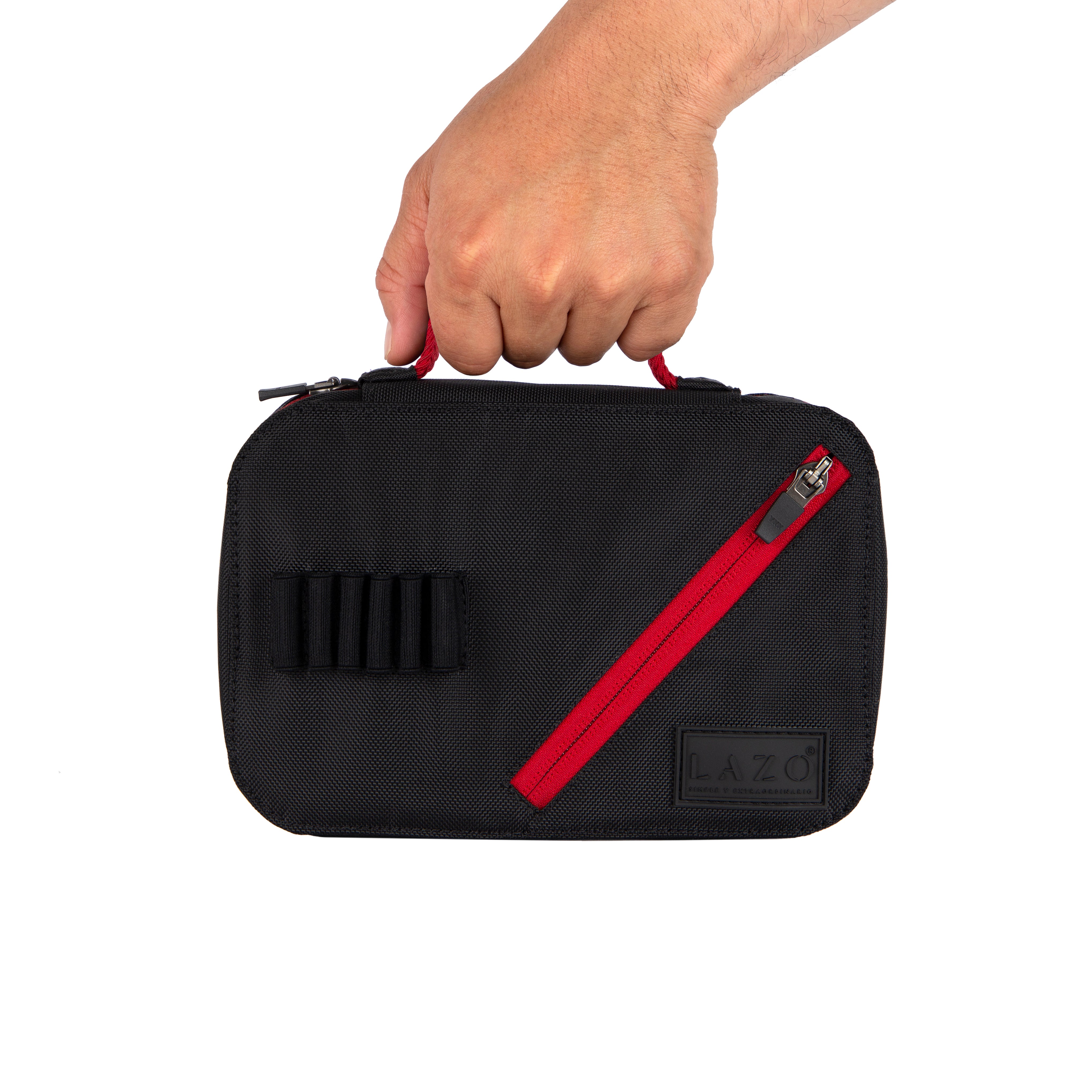 BOLSA DE GOLF LAZO NEGRA - ROJA