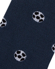 Medias azules con balones para hombre