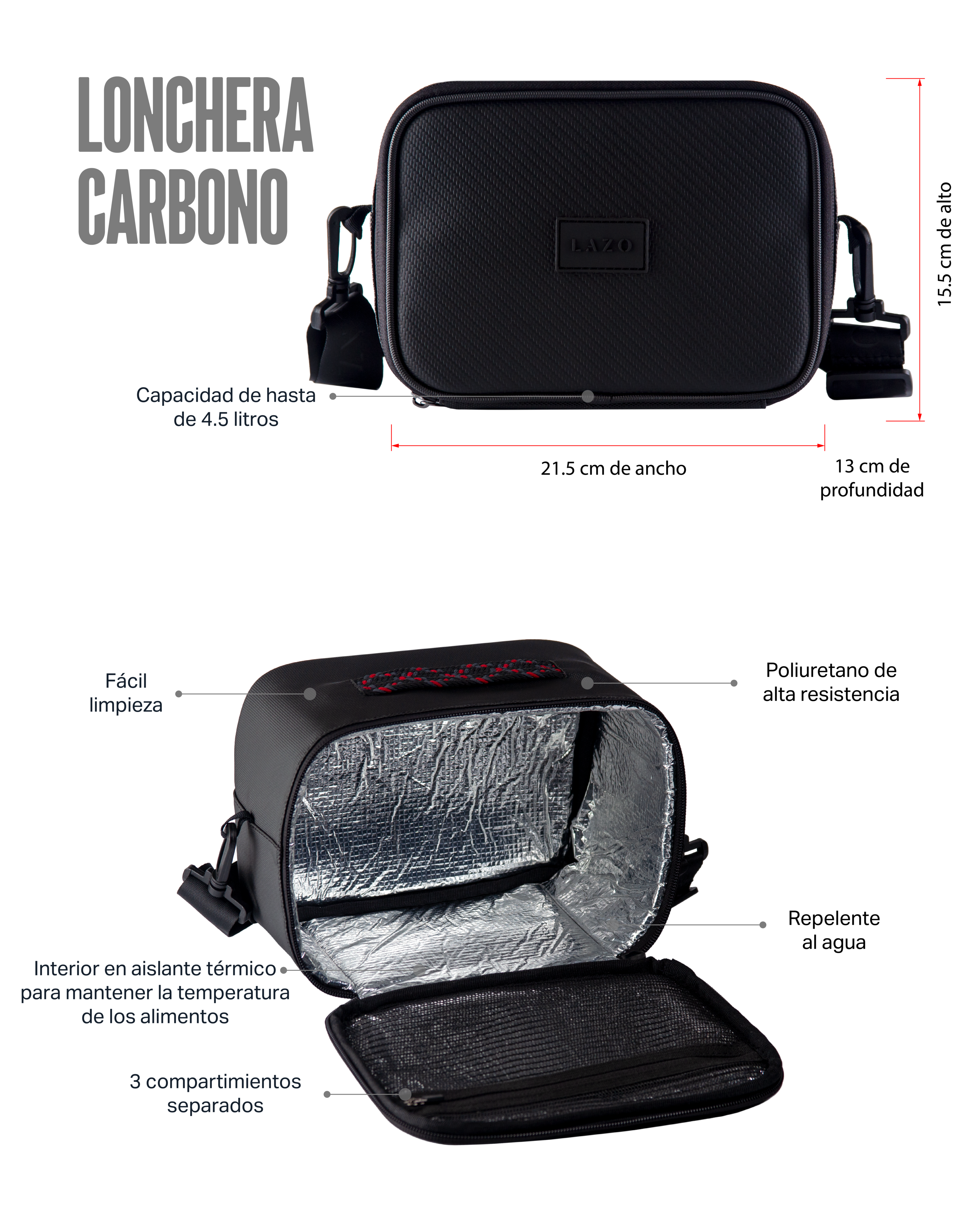 Lonchera Carbono