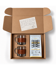 Regalo cafe Santiago Cruz vasos + cafe