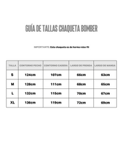 Chaqueta Bomber Negra
