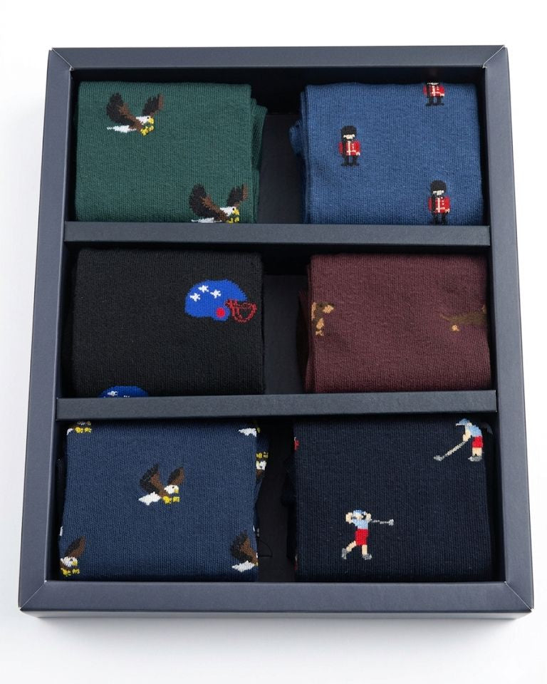 Six pack medias para hombre