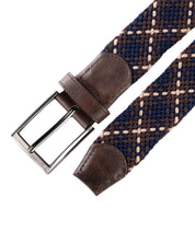 Cinturon trenzado para hombre cafe azul beige para hombre ideal para regalo, la oficina o una salida casual